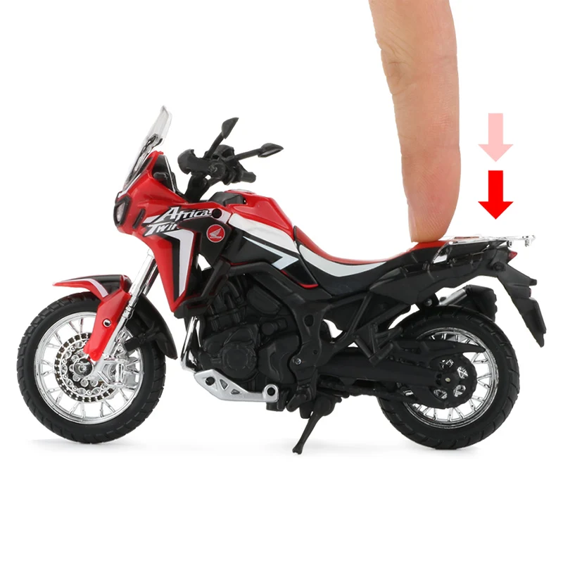 Maisto 1:18 литые под давлением мотоциклетные Игрушки сплав CRF1000L Африка Твин DCT внедорожный мотоцикл Коллекционная модель игрушки украшение автомобиля подарок