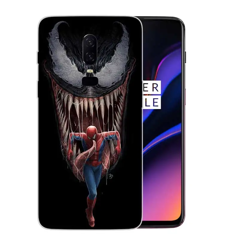 Роскошный Мягкий ТПУ силиконовый чехол для телефона OnePlus 5 5T 6T 6 матовый с принтом