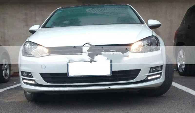 Автомобильная проблесковая 1 пара для Volkswagen VW Golf 7 2013 2014 2015 2016 светодиодный DRL