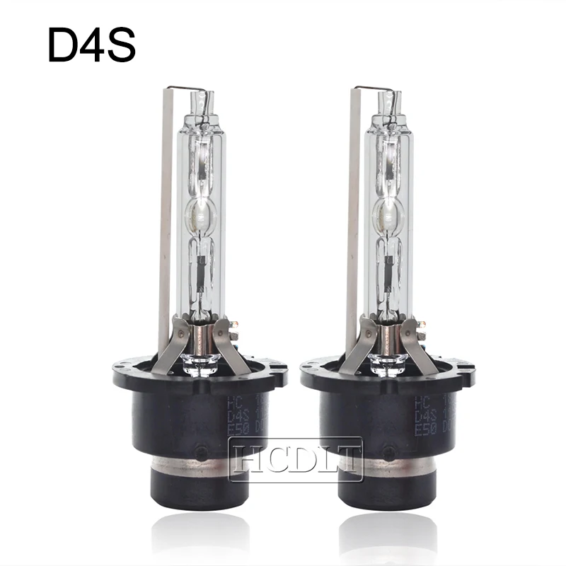 Hcdlt 2 шт. D2S ксенон 55Вт HID лампы 3000 K 4300 K 5000 K 6000 K 8000 K D4S Автомобильные фары 35 Вт ксенон D2R D4R Авто запасная фара