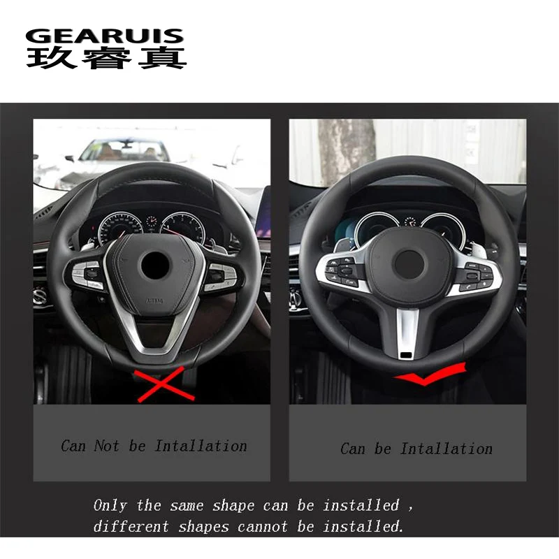 Стикеры для стайлинга автомобиля декоративные накладки на руль BMW X3 G01 5 Serise G30 G38