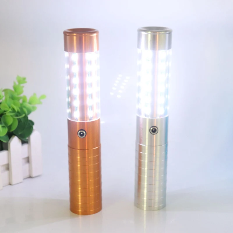 Led luminous crown bottle cap Home bar cold fireworks Stick Red wine champagne cover charging flashing Aluminum alloy 15pcs/lot | Лампы и