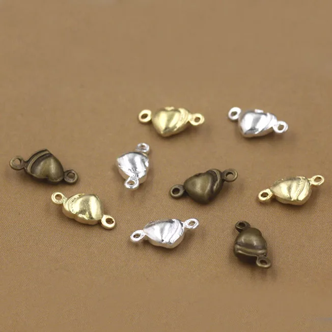 Заготовки для подвесок в форме сердца 10 Х5 мм|diy jewelry accessories|jewelry accessoriesconnector links |