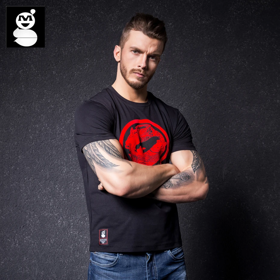 МАРСИАНСКОЙ ГРАВИТАЦИИ 2017 мужская Футболка С Коротким Рукавом Фитнес Мужчины