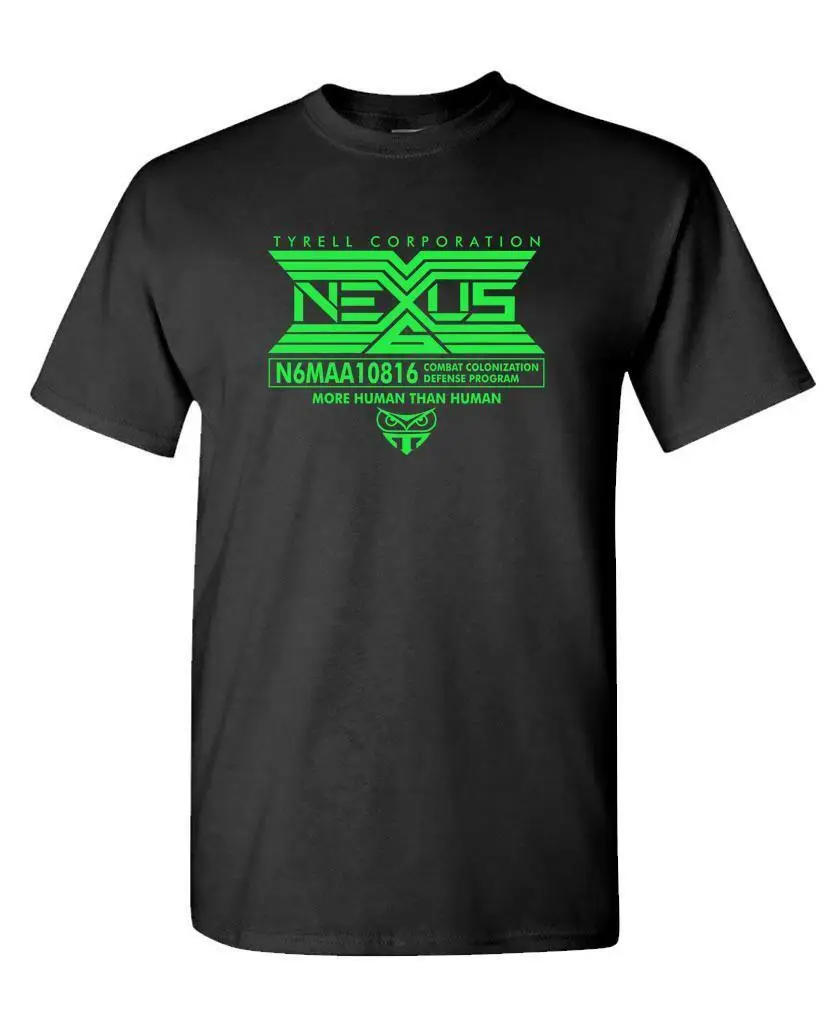 NEXUS TYRELL корп Репликант weyland yutani хлопок унисекс T Shirt2019 модный бренд 859% печатных