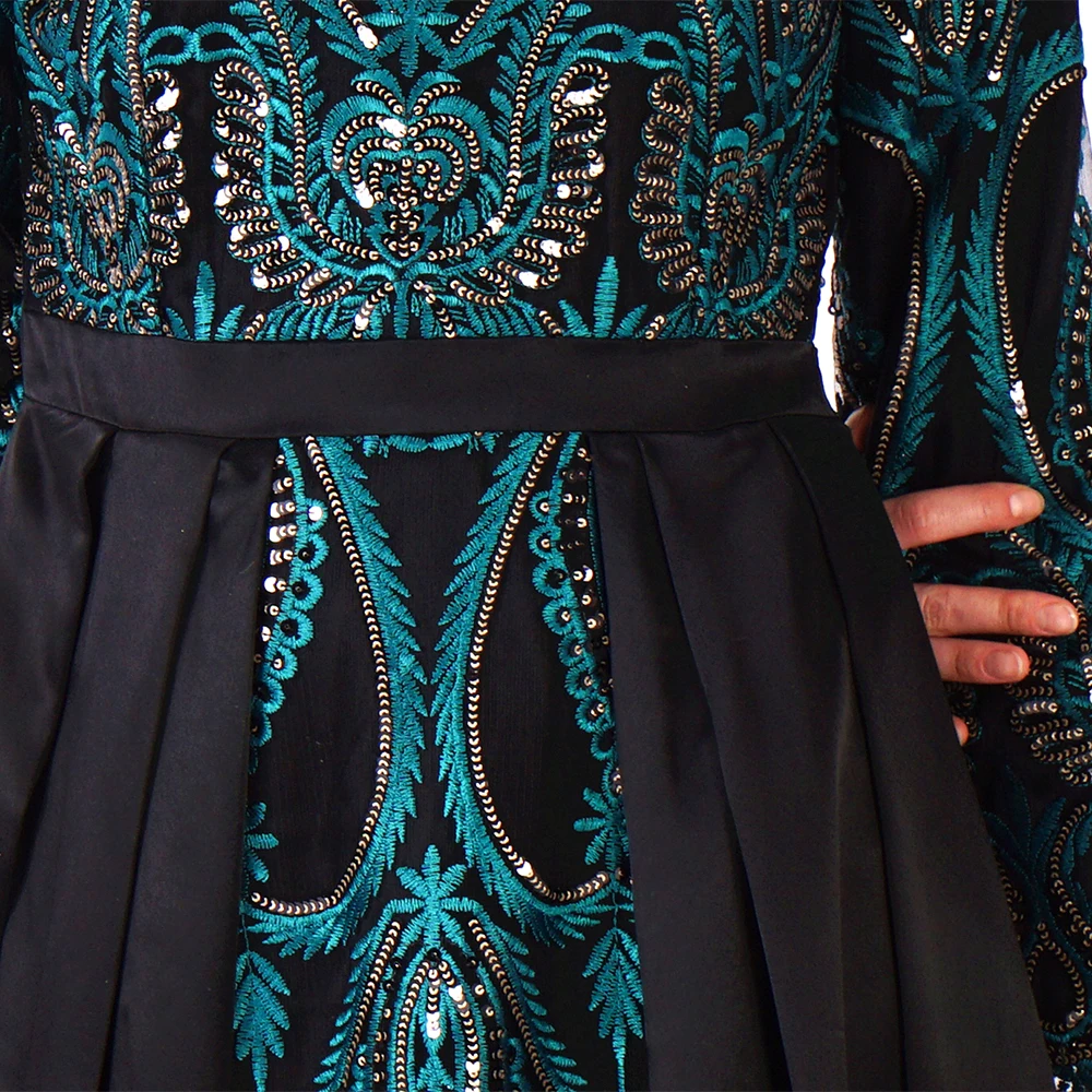 Muslim Dress Abaya Islamic Clothing For Women Malaysia Jilbab Djellaba Robe Musulmane Turkish Baju Kimono Kaftan Tunic L219 |