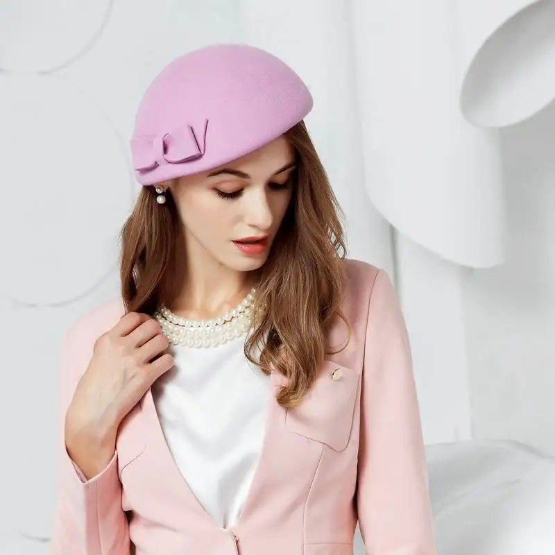 Женская новая модная зимняя шляпа Fedora Элегантное свадебное платье для банкета