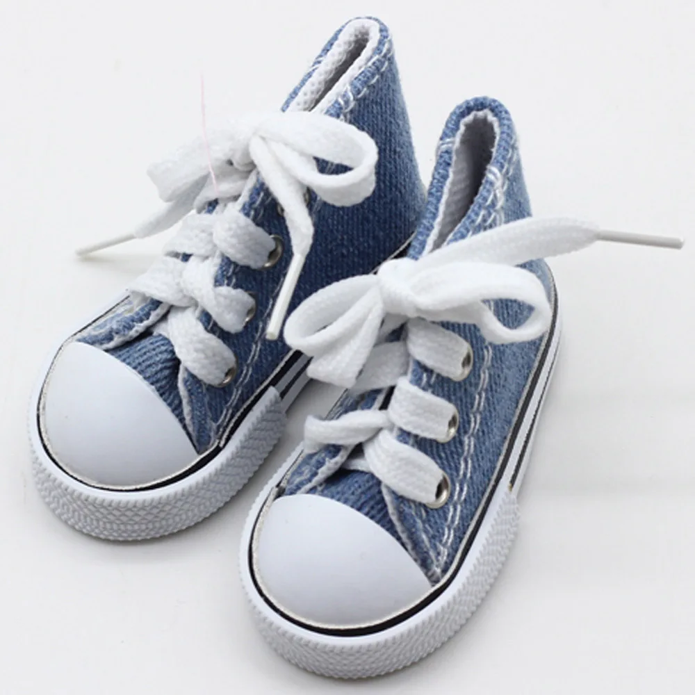 canvas doll shoes Обувь для новорожденных, спортивная обувь, парусиновая обувь, подходит для игрушек 60 см, куклы для детей и 1/3, аксессуары для кукол BJD - Цвет: canvas doll shoes