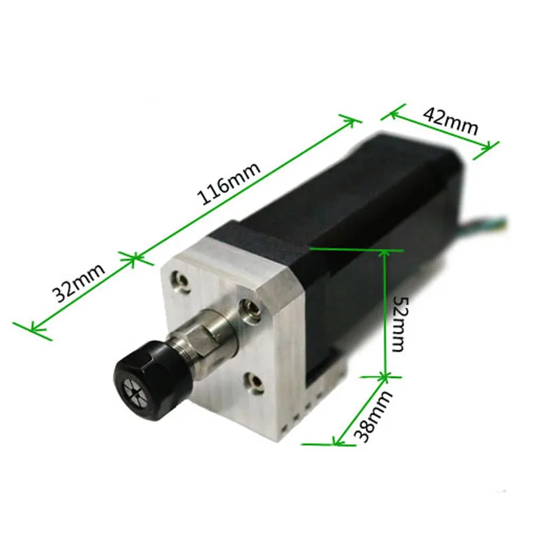DC24V 4.5A 104 Вт Мини Бесщеточный двигатель шпинделя гравировального Станка PCB CNC