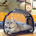 Рюкзак для домашних животных, кошек, дышащая прочная сетчатая ткань из ПВХ для переноски собак и щенков, дорожная сумка, модная уличная сумка для чихуахуа, маленьких домашних животных, кошек и собак