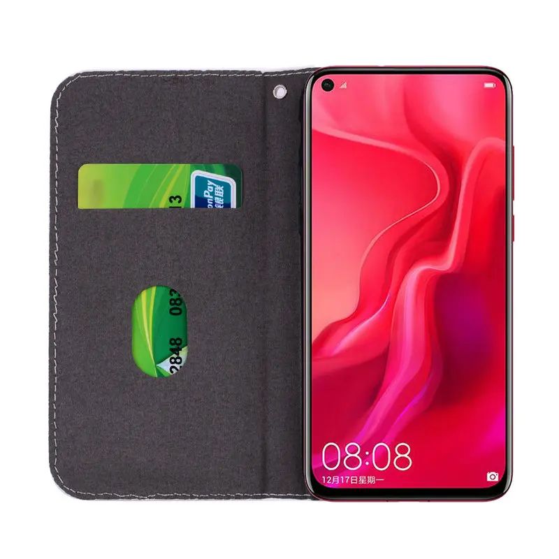 Роскошный чехол из искусственной кожи для Huawei Honor 9 Lite 7X 10 чехол-книжка с