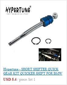 Hypertune-6 скоростей стали и поли короткий бросок переключения передач и 85A втулка комплект для 04+ Subaru Wrx Sti HT-SFT01-6+ SSB02