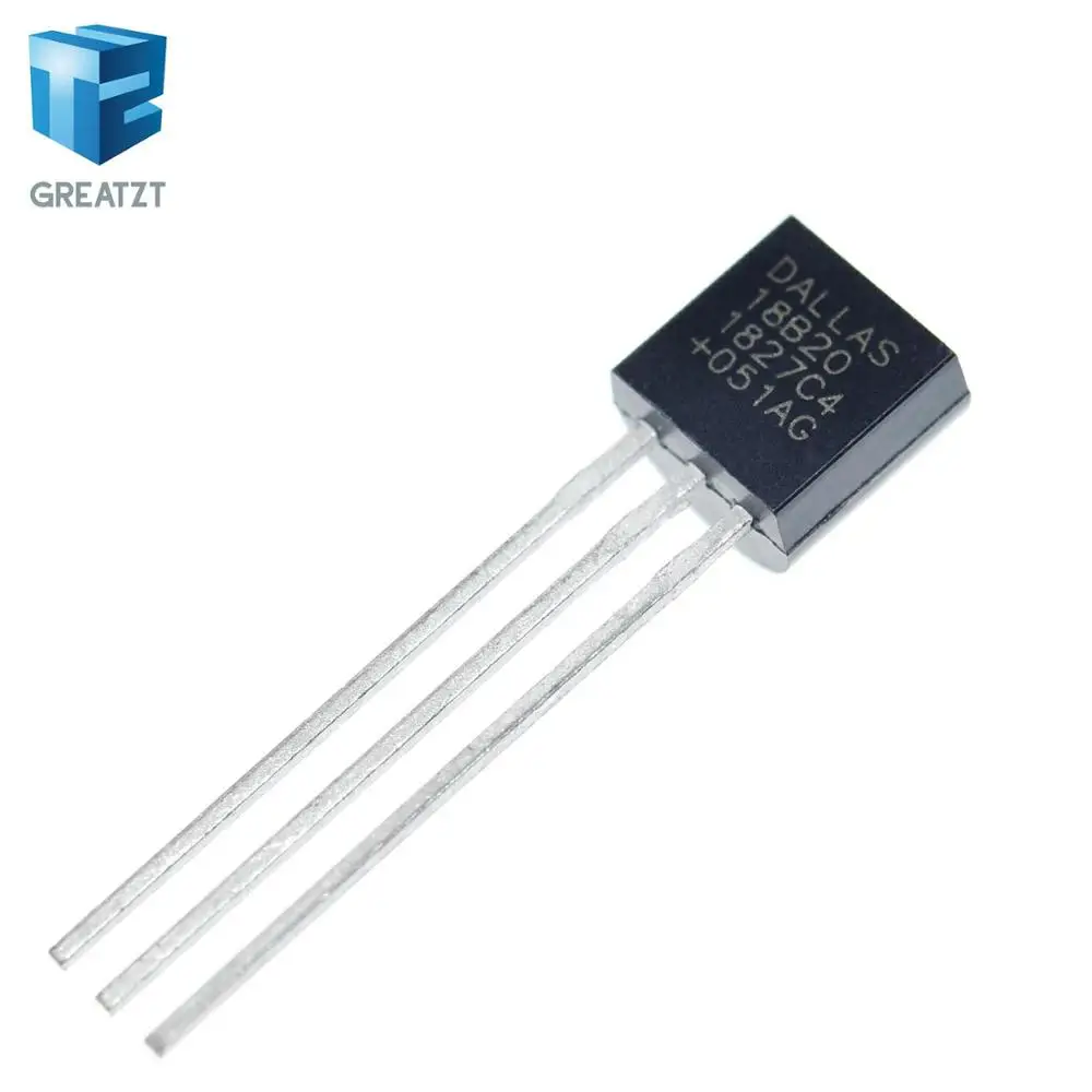 Электронный чип GREATZT 10 шт./лот чипы DS18B20 TO 92 18B20 датчик температуры IC 18b20 сделай сам