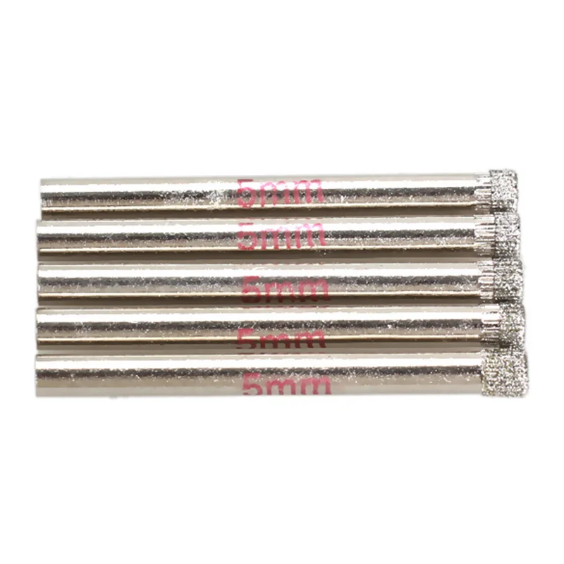 

5 Pcs/Set 40-20mm Tile Marble Glass Ceramic Hole Saw Diamond Coated Core Drill Bit New QP2