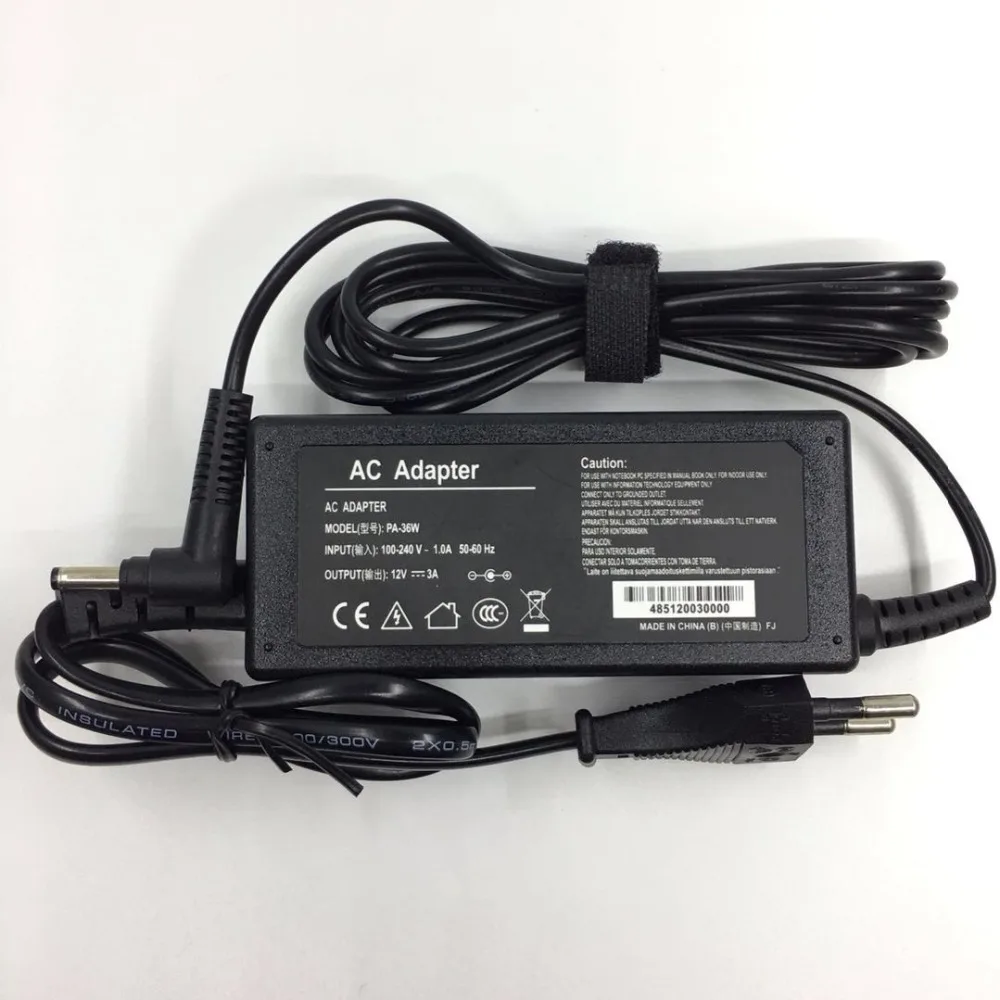 

EU Plug Power Supply Adapter 12V 3A 4.0*1.7mm PA-36W AC 100-240V Laptop AC Power Adapter