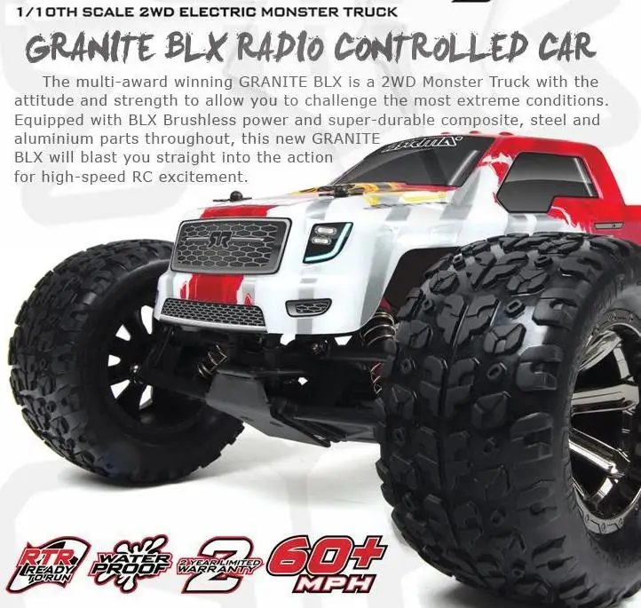 2x ARRMA Fury 1/10 RC Monster Truck Tire/Wheel для Associated HRAXXAS SlASH 4X4 HOBAO Hyper 10SC TT10 HPI HSP KYOSHO LOSI | Игрушки и