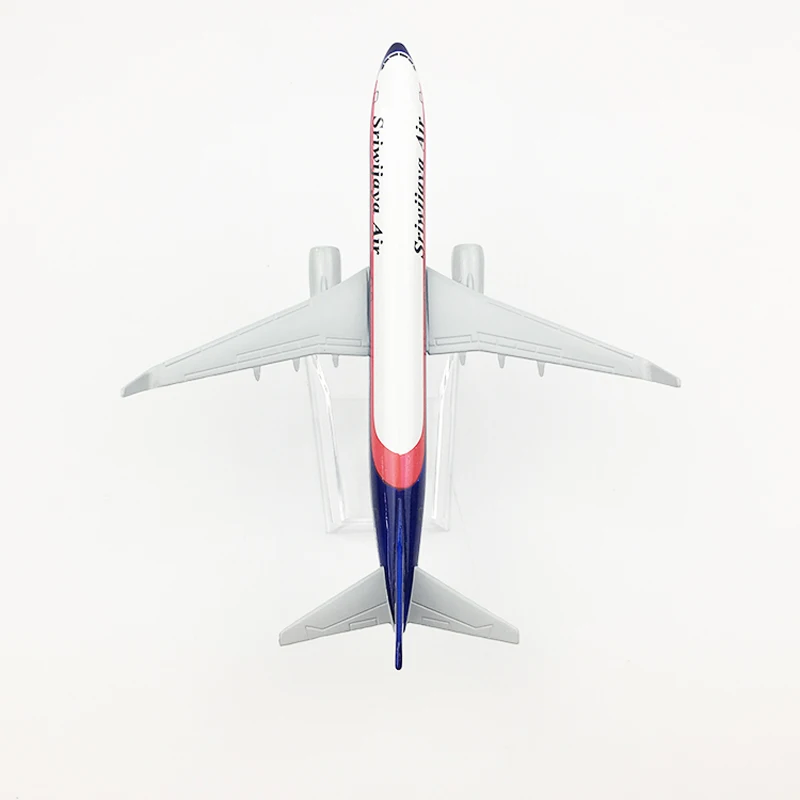 Модель самолета Sriwijaya Air модель Боинг 737 16 см из металлического сплава 1:400 игрушка