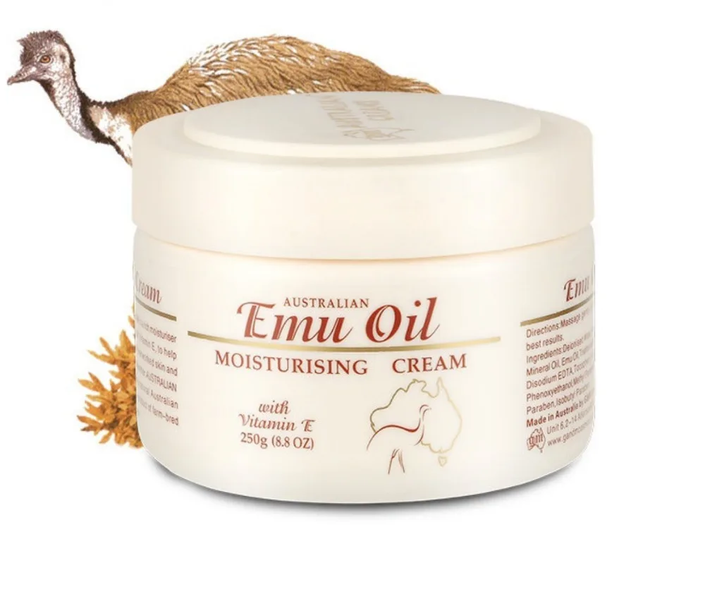 

Australia GM Emu Oil highly moisturizing Face Cream, Body Cream, natural skin softener with Vitamin E for dry SENSITIVE SKIN