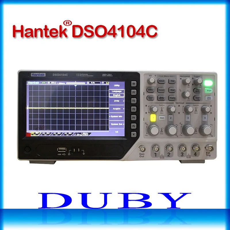 Цифровой осциллограф Hantek DSO4084C DSO4104C DSO4204C DSO4254C портативный 80 250 МГц 4 канала 1GSa/s