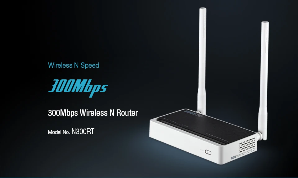 TOTOLINK Wi-Fi маршрутизатор N300RT 300 Мбит/с Беспроводной ретранслятор с функцией WPS поддержка cv6 многоязычный беспроводной маршрутизатор