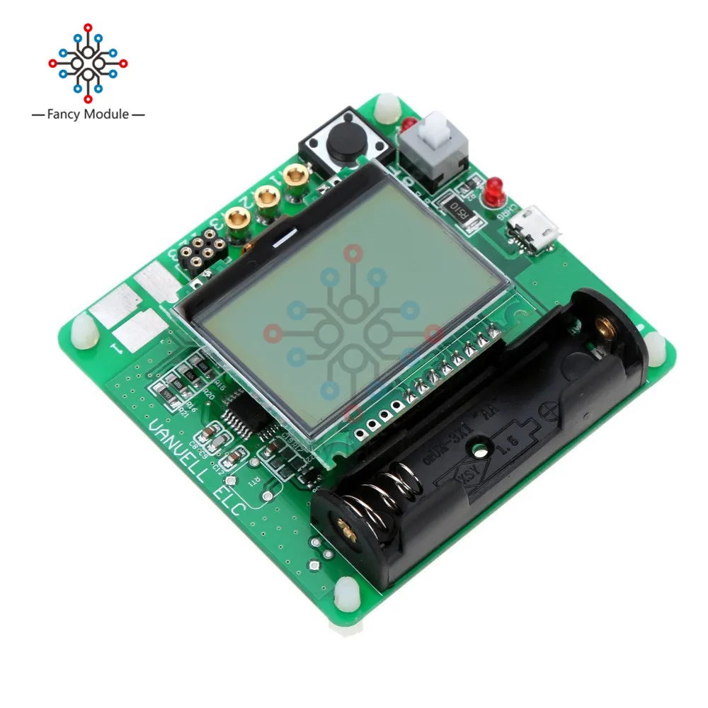 Новейшая версия индуктора-конденсатора ESR метр DIY MG328 многофункциональный с тестовой линией