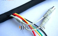 20ft 8mm dia split self closing braided sleeving for cord connectitvity
