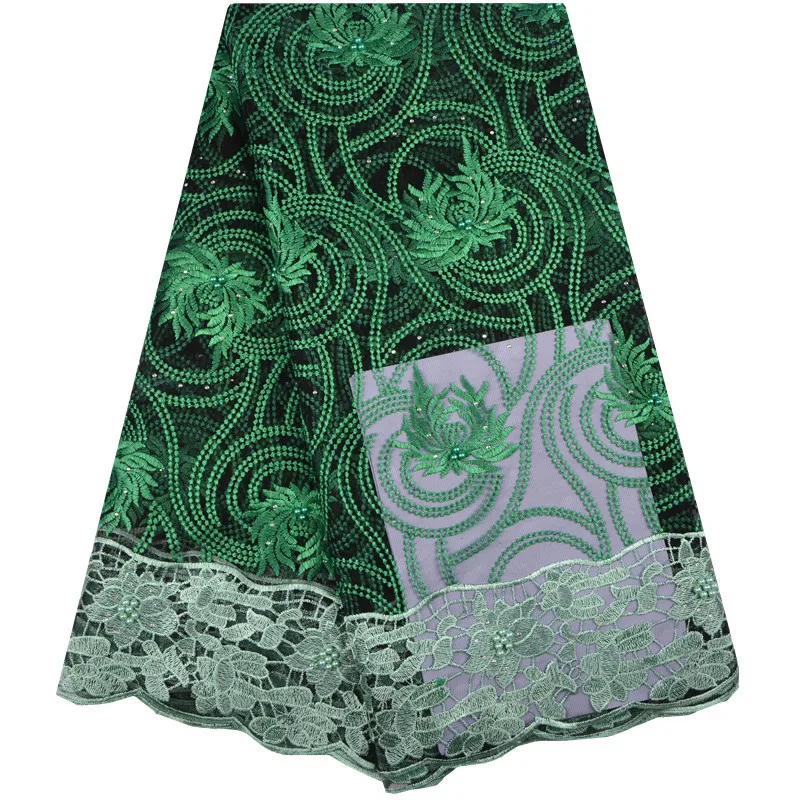 Винно-Золотая нигерийская Тюлевая кружевная ткань африканская для свадебной