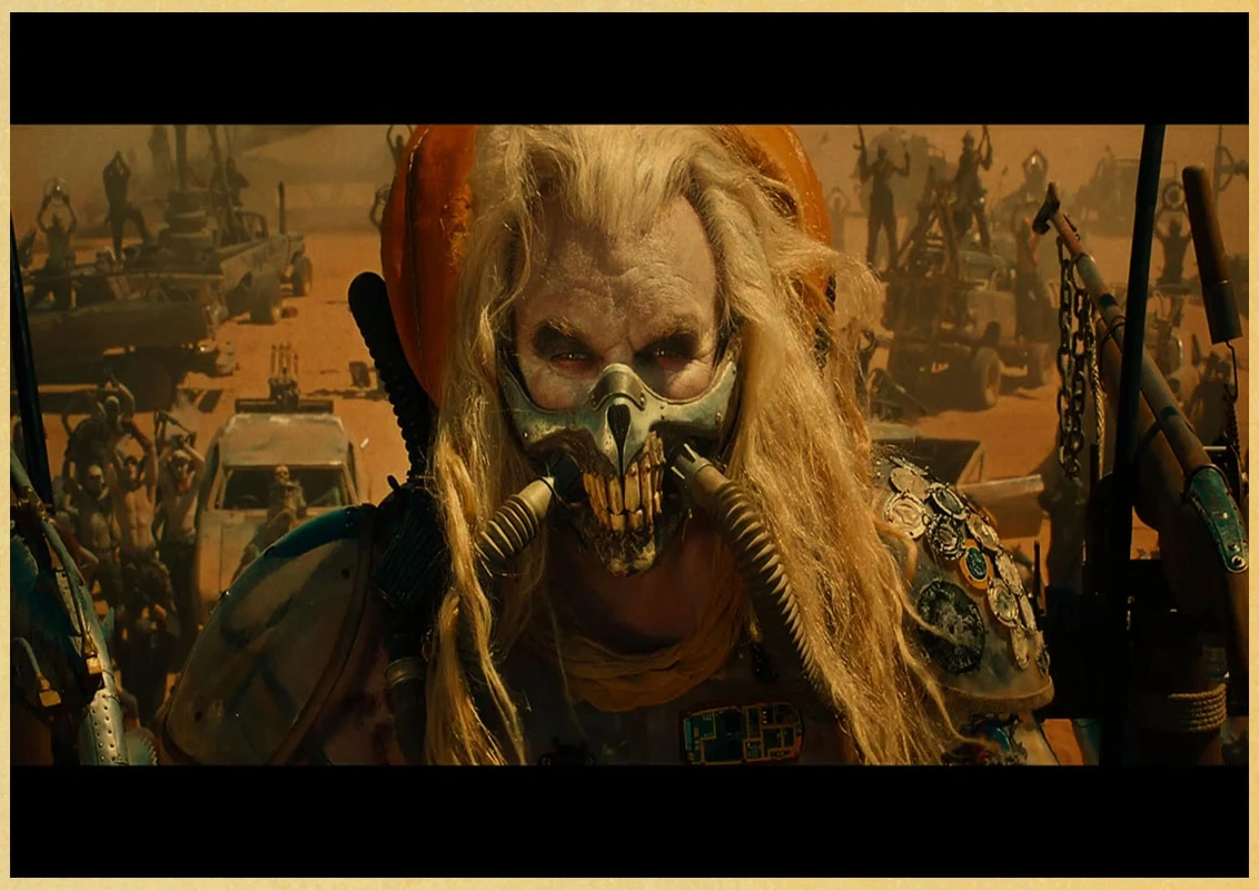 Ретро плакат mad max классический фильм Том Харди чарлиз Терон украшение для дома