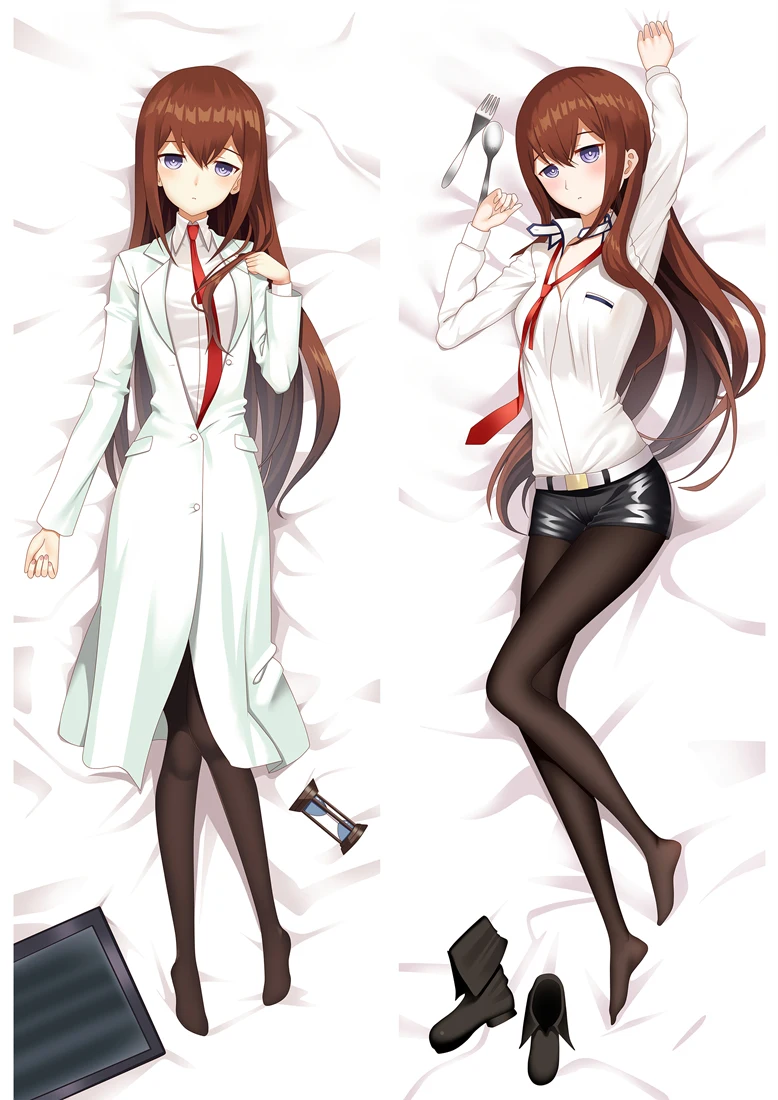 2019 февраль аниме Steins Ворота Makise Kurisu Шиина маюри дакимакура декоративная подушка