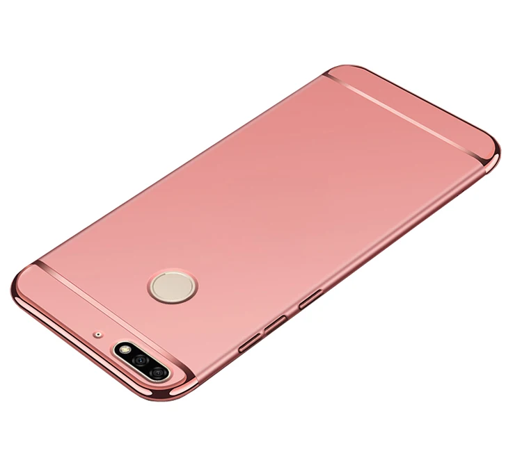Rose Чехол Honor 7C для huawei Y7 Prime, чехол для телефона, полная защита, Жесткий Чехол для задней панели из поликарбоната, чехол для huawei Nova 2 Lite Y7 Pro - Цвет: Rose