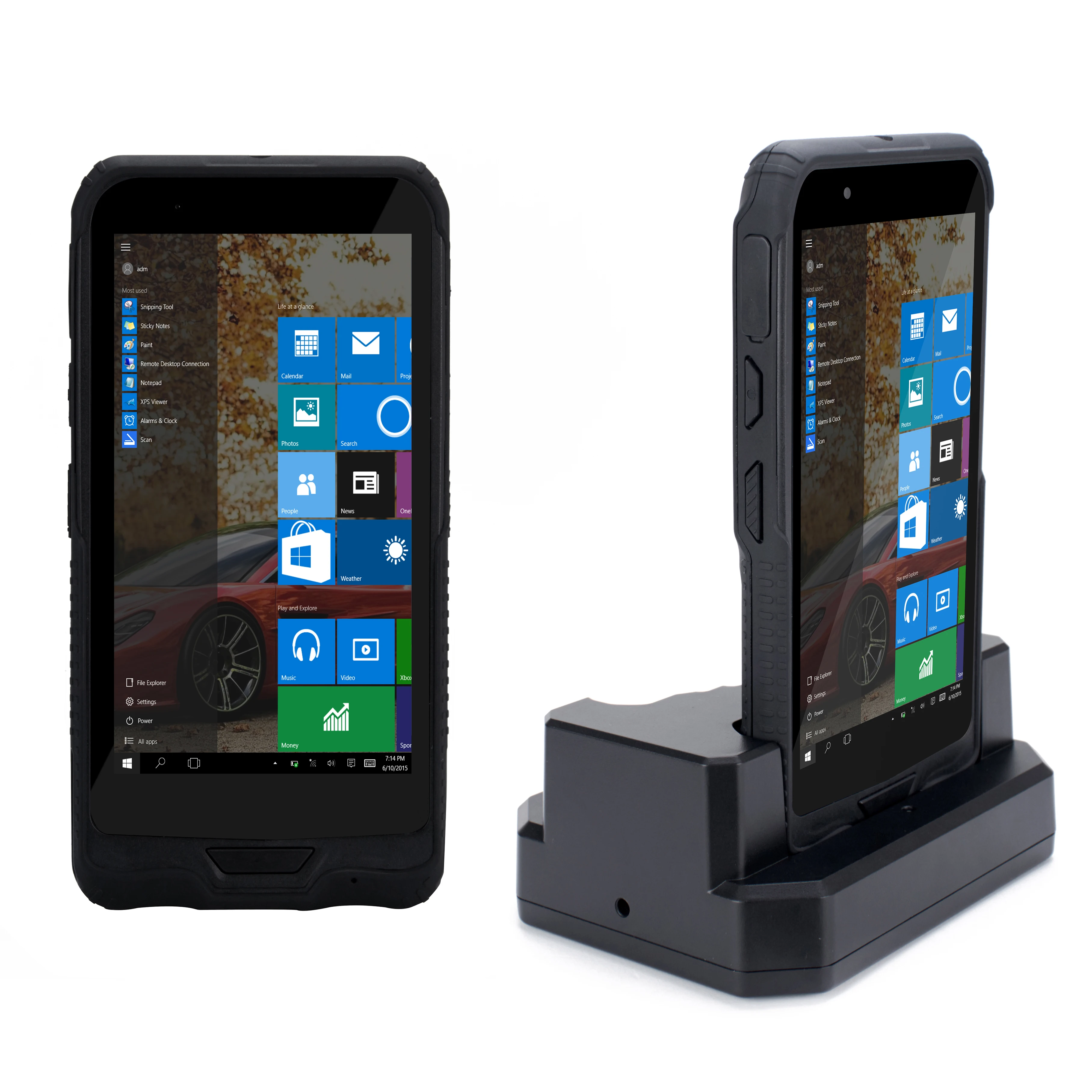 Все в одном Windows PDA 5,98 дюймов сенсорный экран Bluetooth Wifi 3g сканер штрих-кода NFC считыватель Intel cherrytrail Z8350