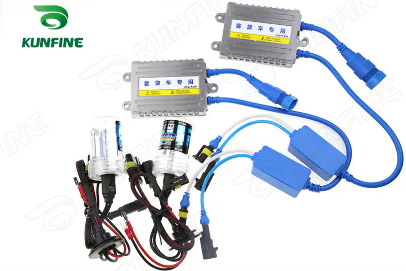24V/55 Вт ксенон грузовик фар H1/H3/H7/H8/9004/9005/9006/9007/880/D2S/h4-2/H7R HID Xenon комплект с тонкий