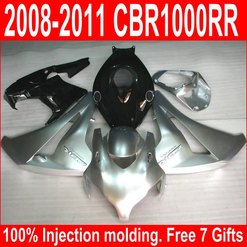 Комплект пластиковых обтекателей под давлением подходит для Honda CBR1000RR 08 09 10 11