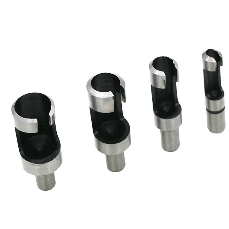 8pcs Wood Plug Cutter Cutting Tool Drill Bit Set Straight and Tapered Taper 5/8 inch 1/2 3/8 1/4 Woodworking Co | Инструменты