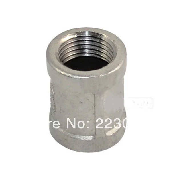 

New Arrival Nipple 1/8" female - 1/8" SS304 Stainless Steel threaded coupling Pipe Fitting NPT 5pcs/lot