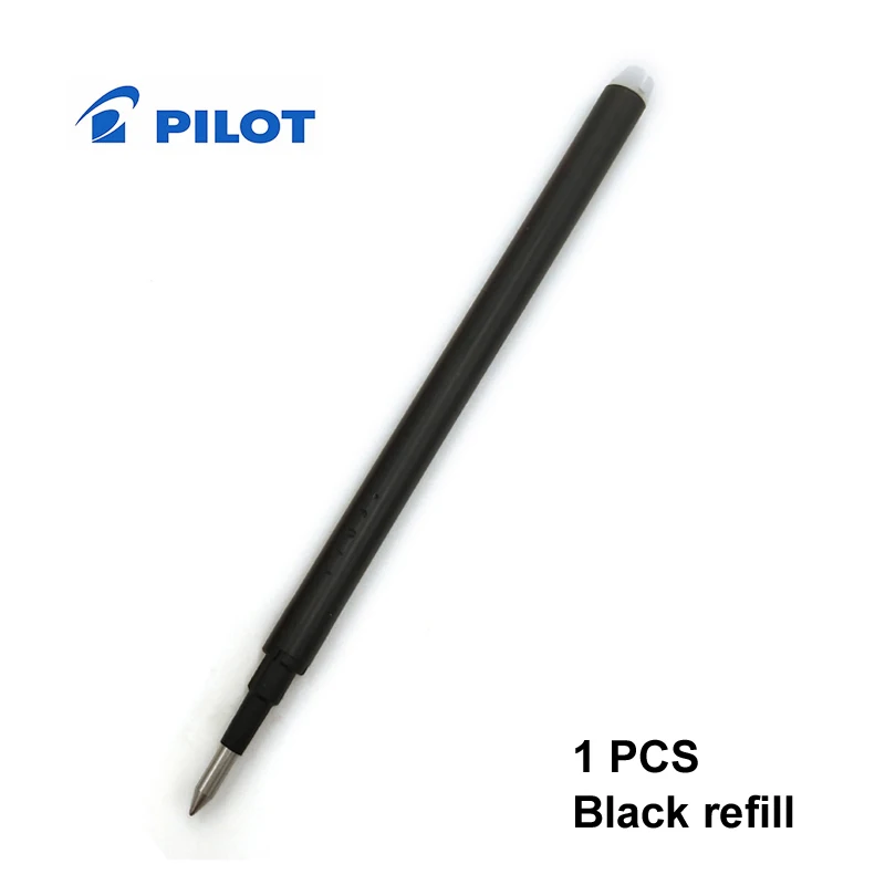 1 PCS black refill Бренд Pilot FriXion LFB-20EF стираемые гелевые ручки тонкий кончик 0,5 мм черные/синие/красные чернила - Цвет: 1 PCS black refill
