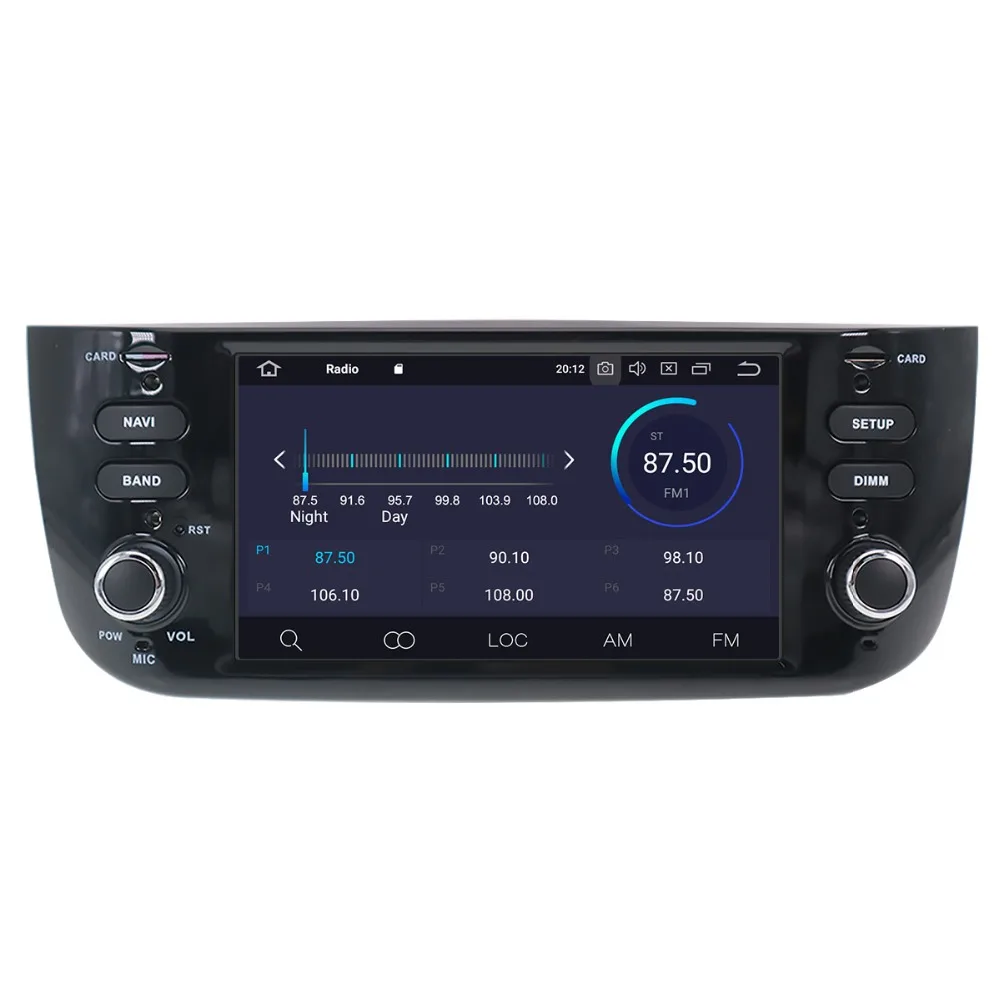 Android 9,0 4+ 32 ГБ автомобиля радио мультимедиа DVD плеер для Fiat Punto 2009- Linea 2012- gps географические карты навигации Стерео Авторадио