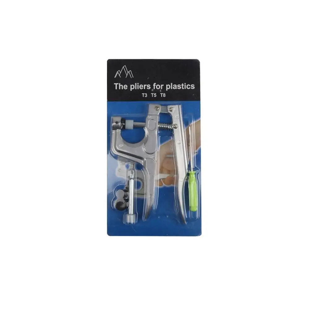 Only Plier U-образная застежка, плоскогубцы, кнопка KAM+ 150, набор T5, пластиковая смола, пресс-шпилька, тканевая Кнопка u-образной формы, пресс-машина, швейные инструменты - Цвет: Only Plier