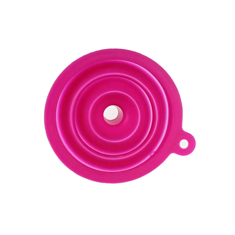 Новое поступление! 1 шт. Мини пищевой силиконовый гель Складная стильная Воронка