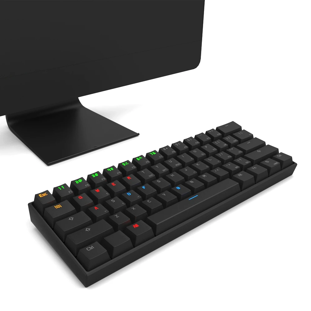 Оригинальный Obins Anne Pro проводной механическая клавиатура с RGB подсветкой