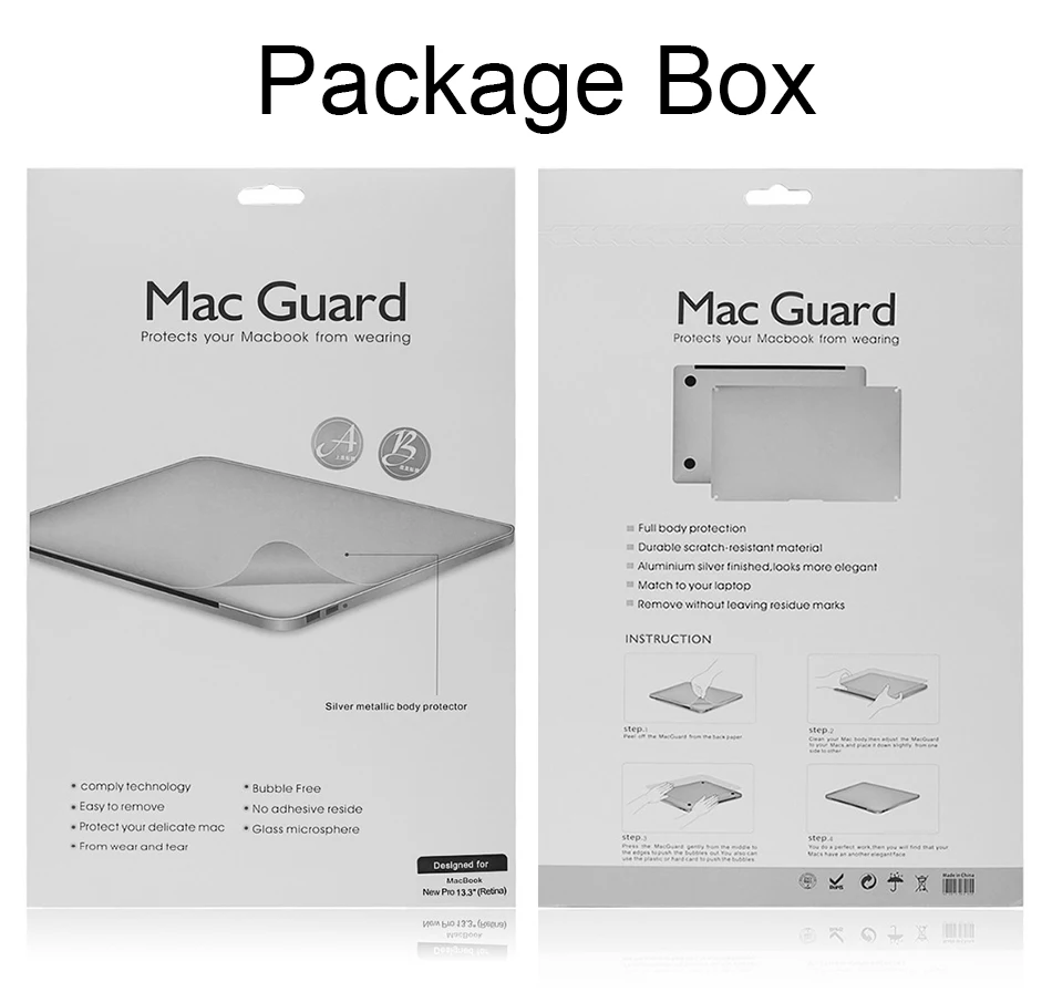 Новинка, наклейка на весь корпус для MacBook Air 11 13 Pro retina 12 13 15 Touch Bar Mac, защитный чехол, Защитная пленка для поверхности
