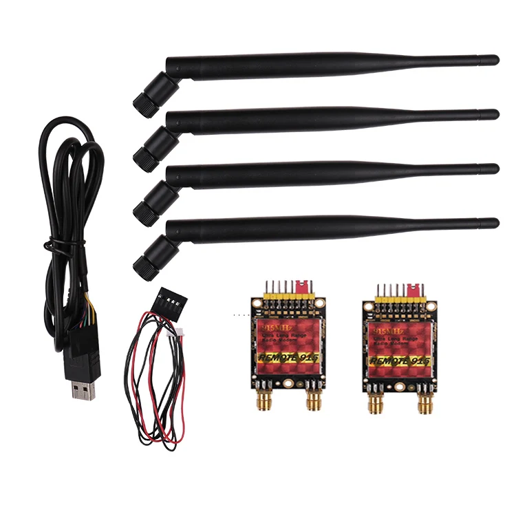 RDF 900 2PCS 40 км дальность RDF900 915 МГц радио модем удаленного 900 данных разнообразия телеметрии для APM Pixhawk игровые джойстики - Цвет: RDF 900 2PCS