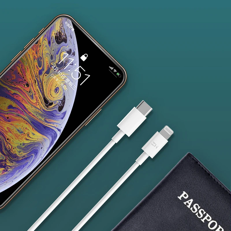 Новый набор для быстрой зарядки ZMI 18W PD3.0 iPhone11 сертифицированный MFI зарядный interf