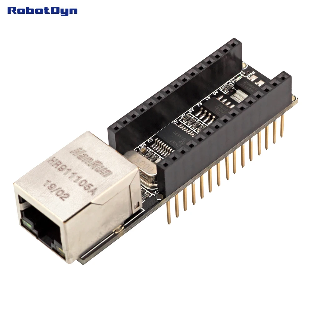 Экран Ethernet Nano V3-ENC28J60. Для использования с Arduino | Электронные компоненты и