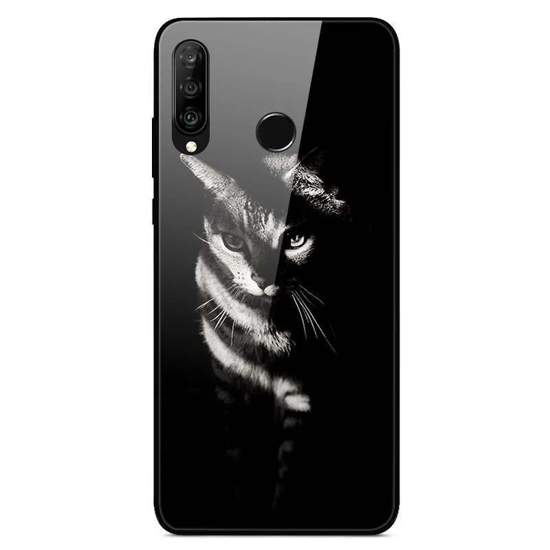 21 Для huawei P30 Lite чехол из закаленного стекла с принтом задняя крышка Жесткий чехол для Coque huawei P30 Lite чехол для телефона fundas P 30 лайт Pro - Цвет: 21