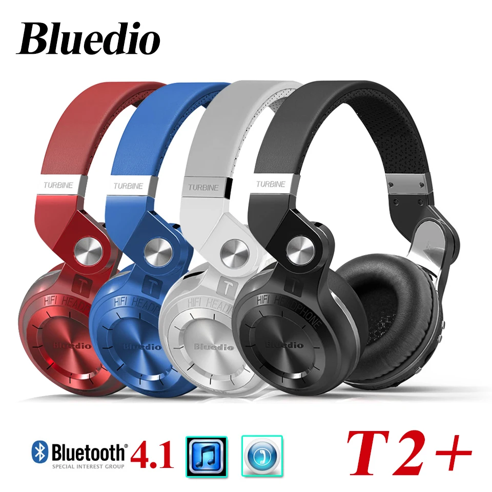 Bluetooth-наушники Bluedio T2 Plus + T2S складные с микрофоном | Электроника