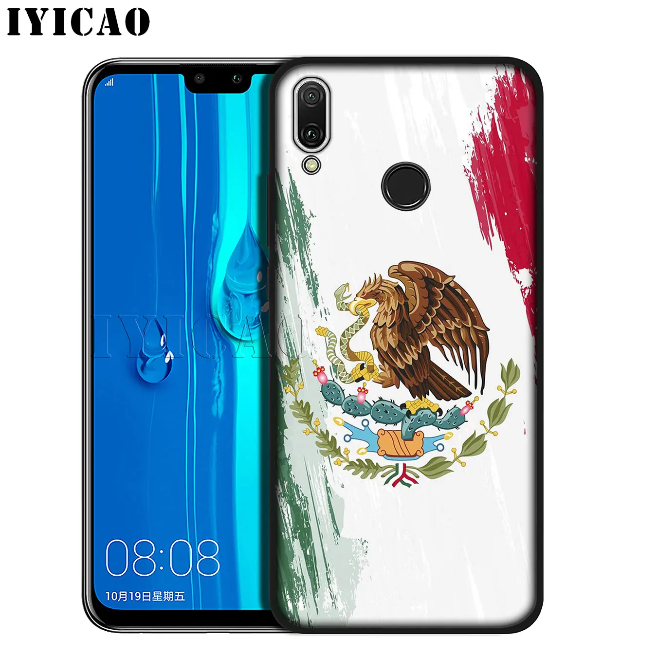IYICAO mexico flag Black High Quality Soft Phone Case for Huawei Mate 30 20 10 Pro Nova 5I 5T 5 4 4E 3i 3 2i Lite Smart |