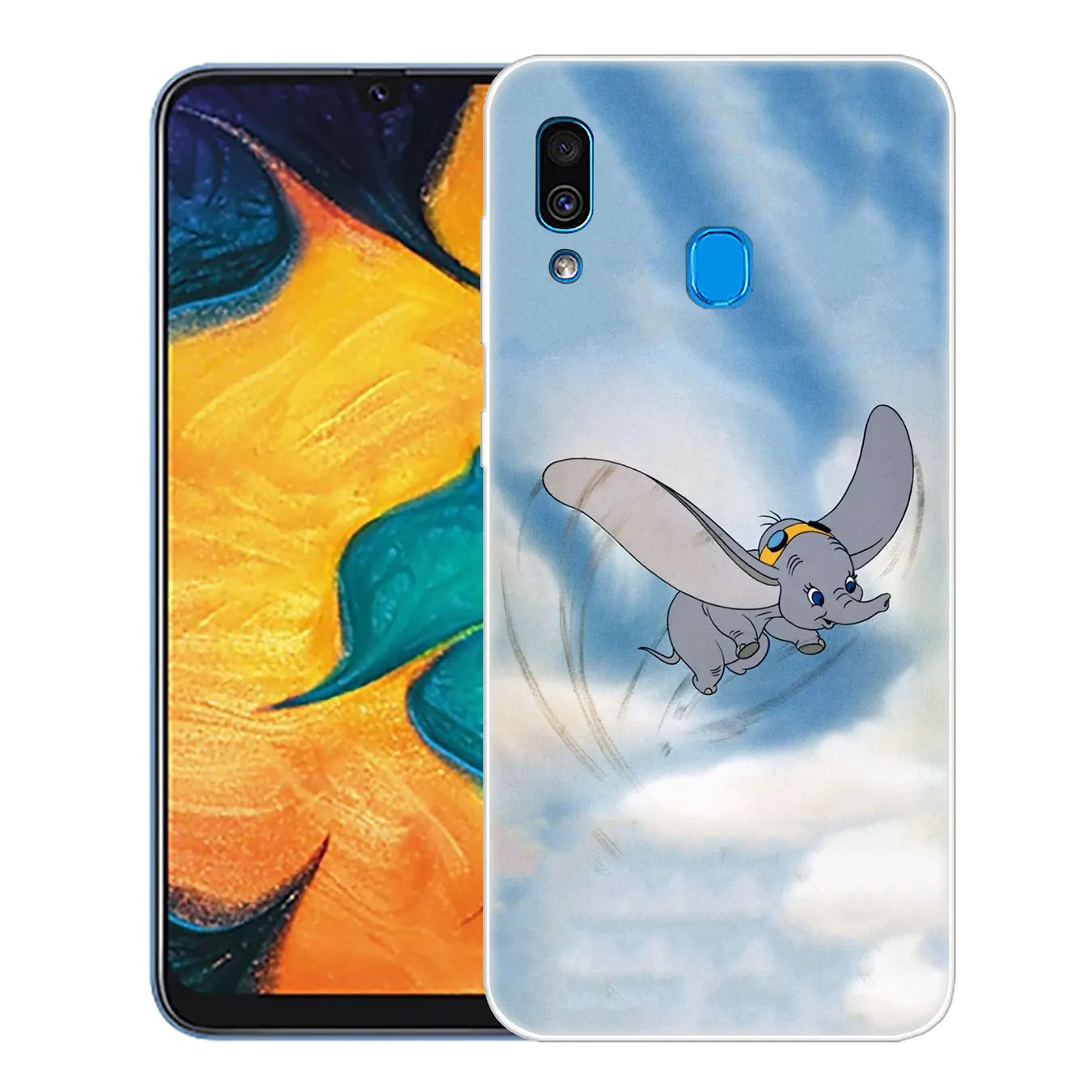 8 Lavaza слон Дамбо жесткий прозрачный чехол для телефона для samsung Galaxy A10 A20 A30 A40 A50 A60 A70 M40 M30 M20 M10 A20e крышка - Цвет: 8