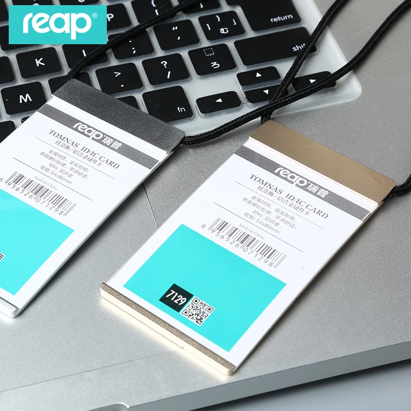 Алюминиевая эмблема держатель reap 7129 54*85 мм + для бейджей с ремешком держатели ID
