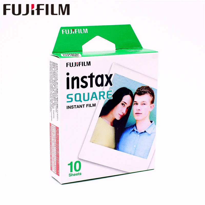 Фотобумага Fujifilm Instax с квадратным белым краем и черными пленками(10-100 шт.) для мгновенной печати Instax SQ10 SQ6 SP-3